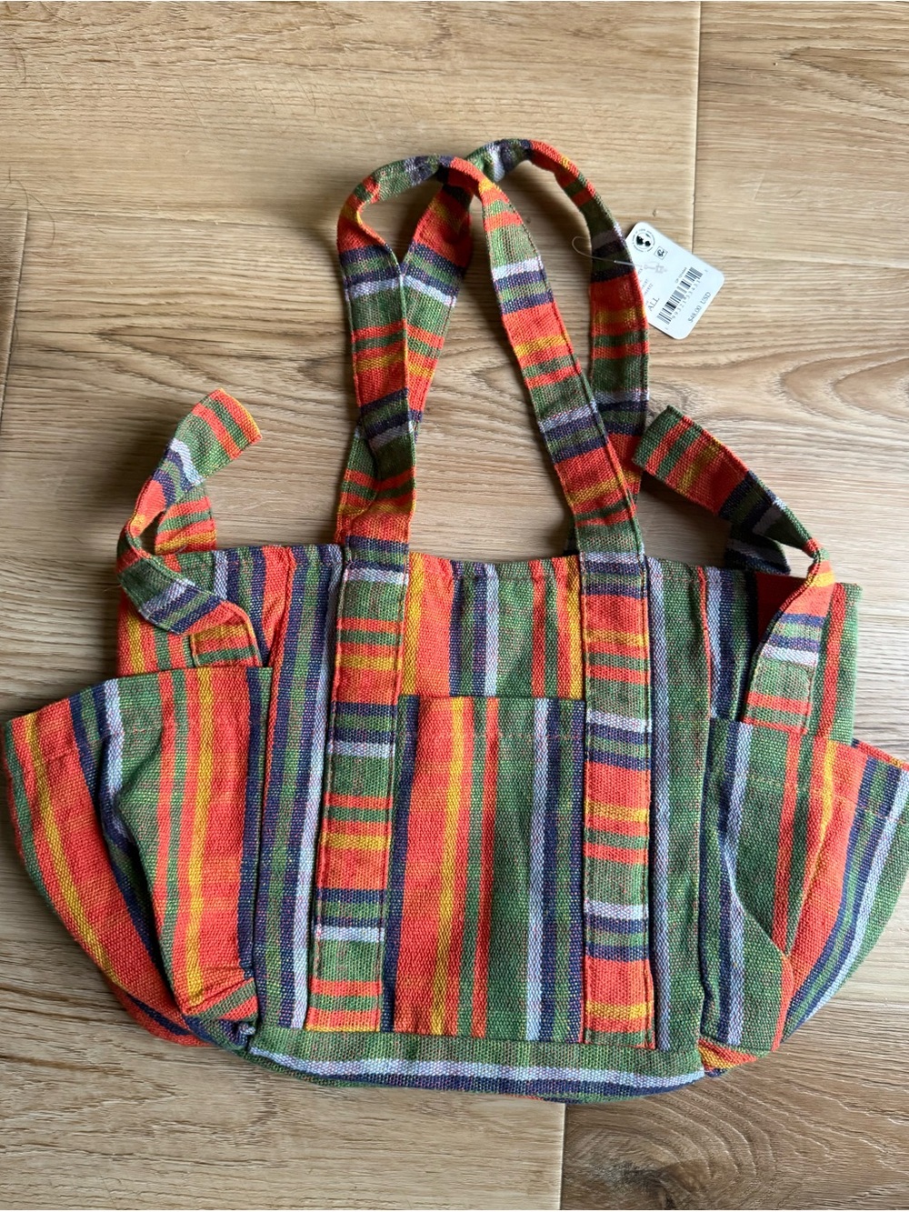 Free People Tote Multicolor Striped Tote NWT